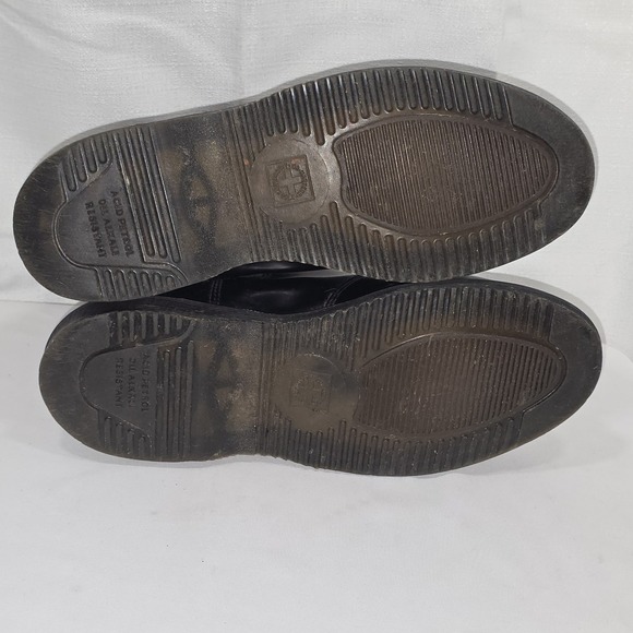 Doc Martens Black Flora Patent Leather Chelsea Boots Womens EU 39 US 8 Slip On - Picture 9 of 16